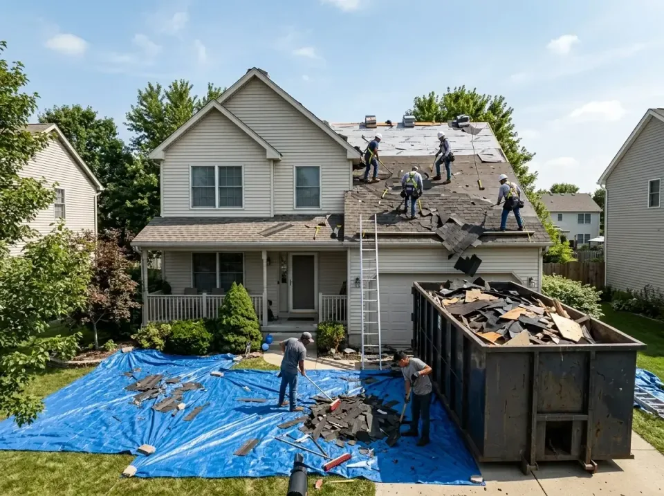 roof-replacement-debris-remova-004 — frequently asked questions, Cheapest Dumpster Rentals in Kurtistown, HI